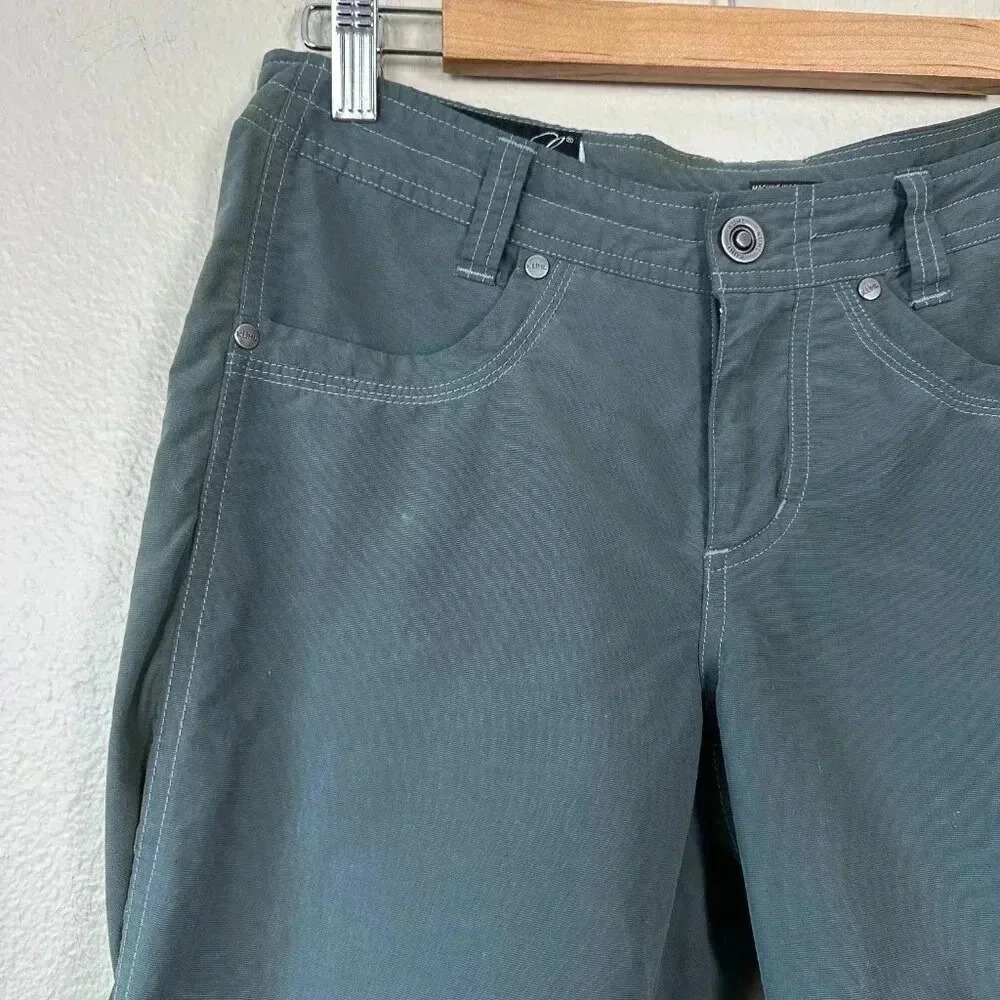Kuhl Convertible Pant Shorts Outdoor Hiking Evergreen Women's Size 2 Regular - Picture 4 of 8